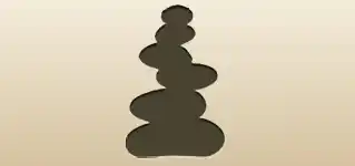 Zen Stones silhouette