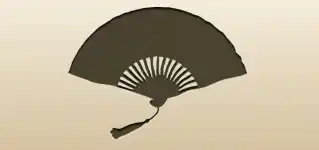 Hand Fan silhouette