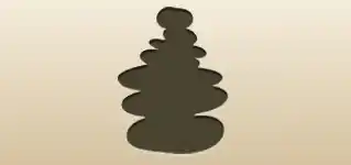 Zen Stones silhouette