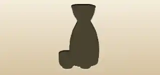 Sake Tokkuri silhouette