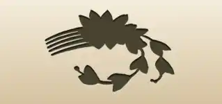 Kanzashi Comb silhouette