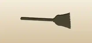 Broom silhouette