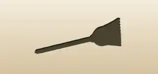 Broom silhouette