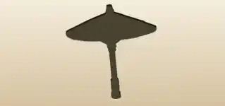 Oil-Paper Umbrella silhouette