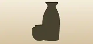 Sake Tokkuri silhouette