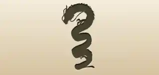 Dragon silhouette