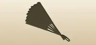 Hand Fan silhouette