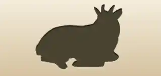 Serow silhouette