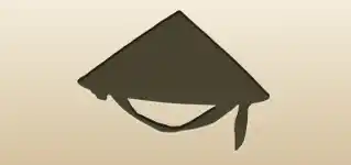 Bamboo Hat silhouette