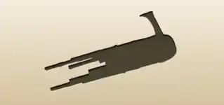 Mouth-Blown Organ Sheng silhouette