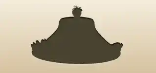Bamboo Hat silhouette