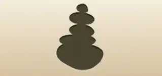 Zen Stones silhouette