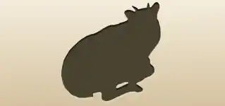 Serow silhouette
