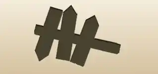 Direction Sign silhouette
