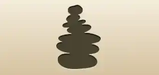 Zen Stones silhouette