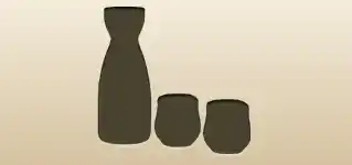 Sake Tokkuri silhouette