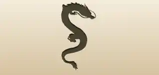 Dragon silhouette