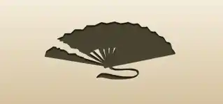Hand Fan silhouette