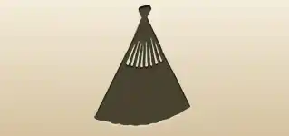 Hand Fan silhouette