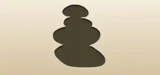 Zen Stones silhouette