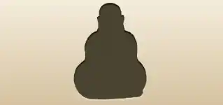 Buddha silhouette