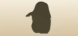 Monkey silhouette