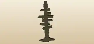 Direction Sign silhouette