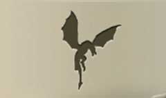 Dragon silhouette