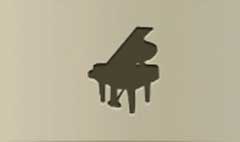 Grand Piano silhouette