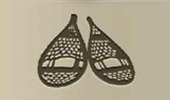 Snowshoes silhouette