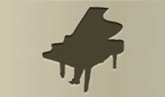 Grand Piano silhouette