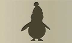 Penguin silhouette