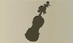 Violin silhouette