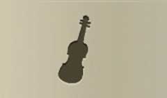 Violin silhouette