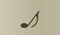 音符のシルエット