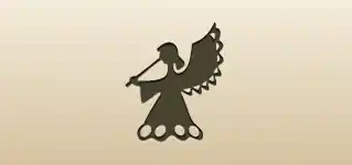 天使のシルエット