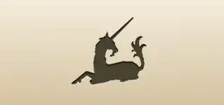 ユニコーンのシルエット