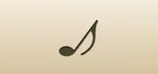 音符のシルエット