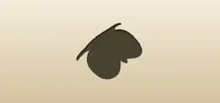 フクロウのシルエット