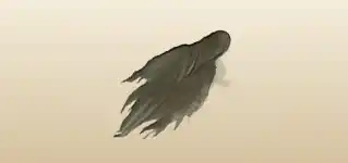 幽霊のシルエット