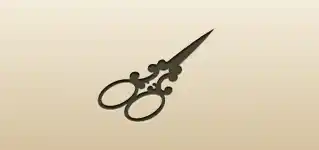 はさみのシルエット