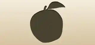 Apple silhouette
