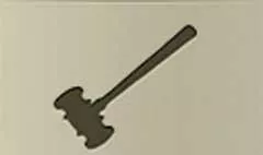 Gavel silhouette