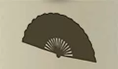 Hand Fan silhouette