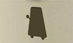 Metronome silhouette