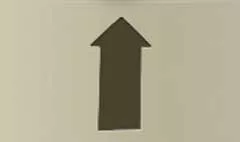 Direction Sign silhouette