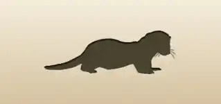 Ferret silhouette