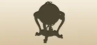 Globe silhouette