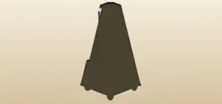 Metronome silhouette