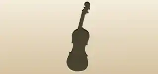 Violin silhouette